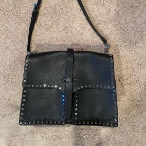 Rebecca Minkoff Black Studded Leather Crossbody